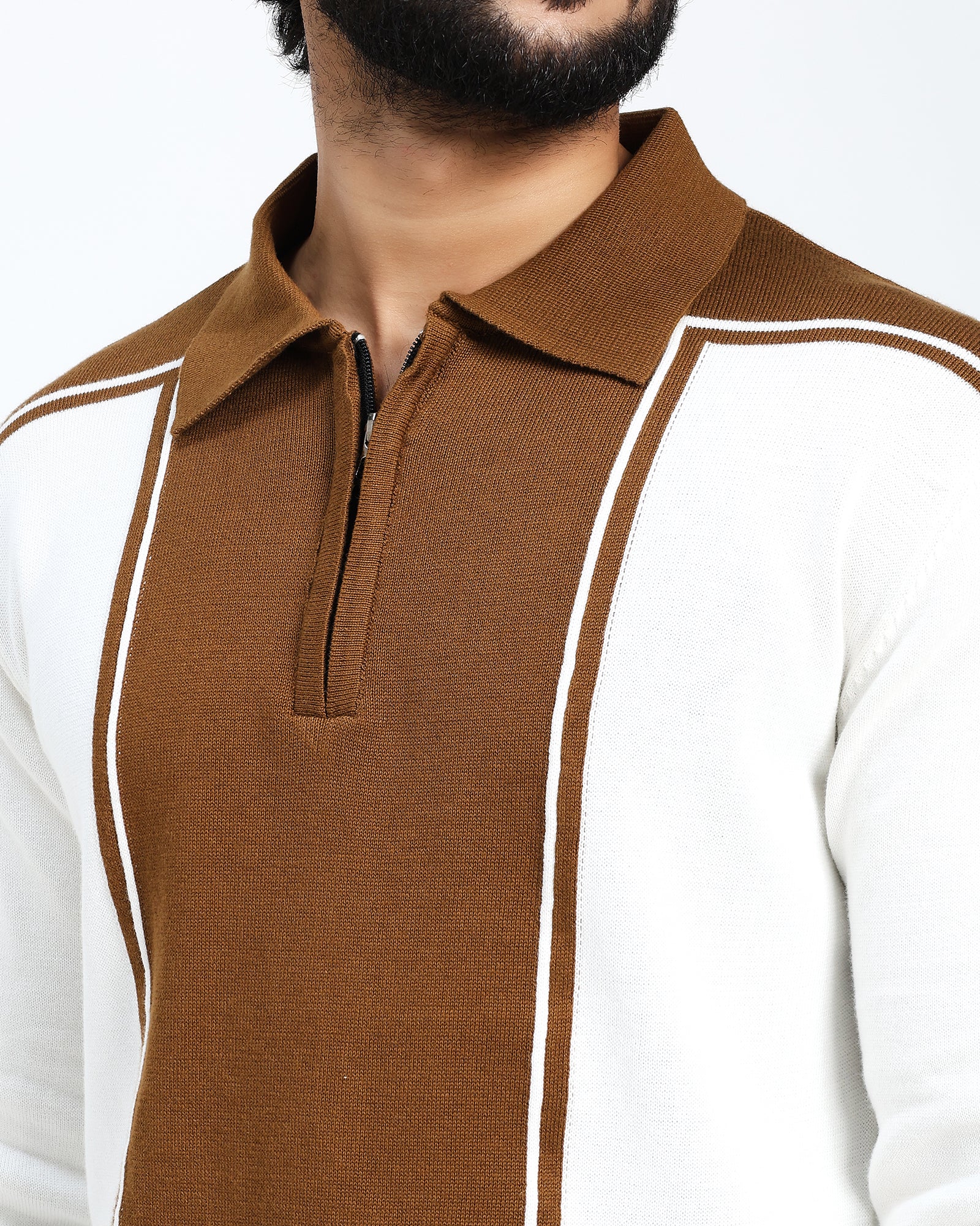 Surgelane Classic Line Knit Zip Polo