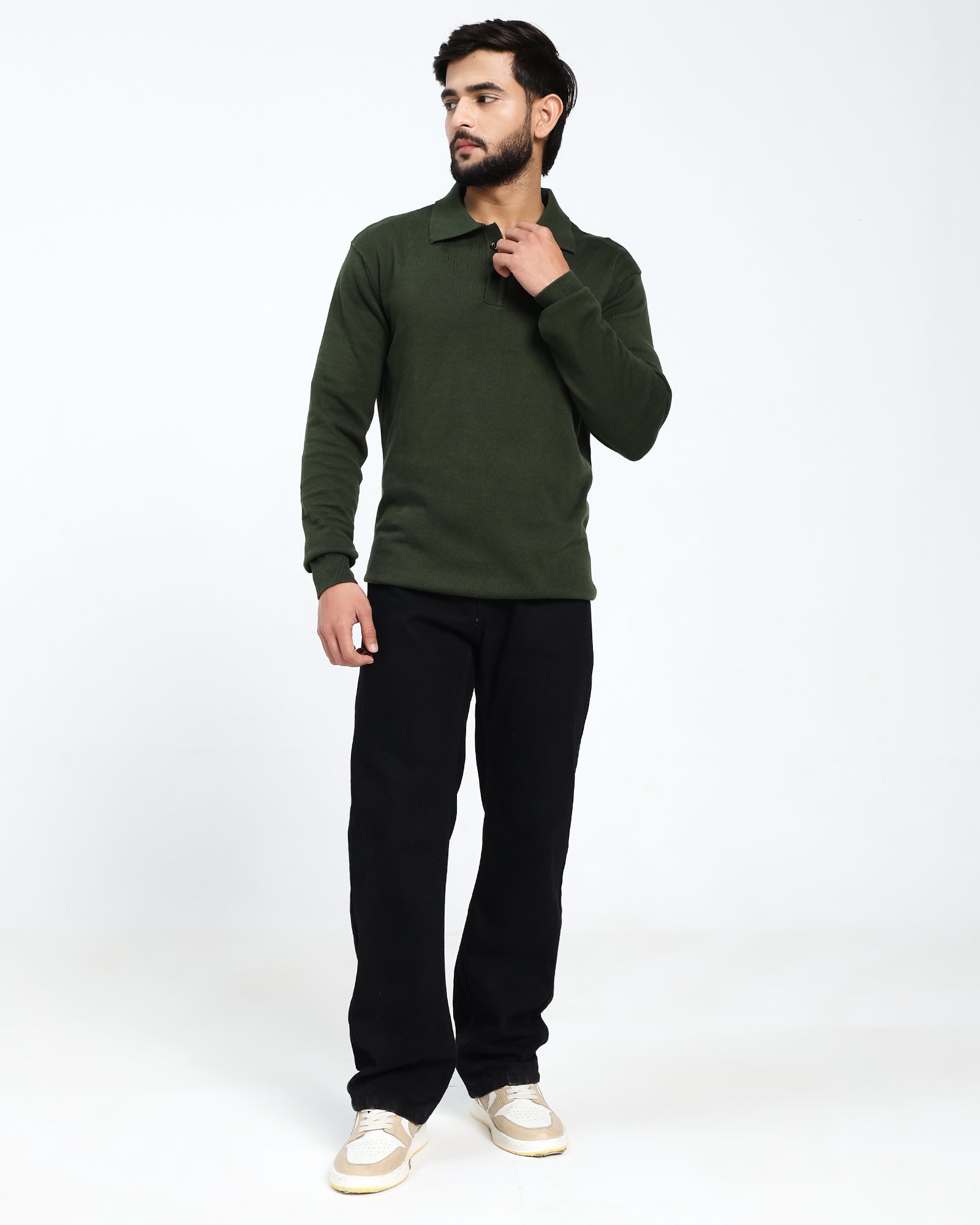 Surgelane PureWeave Green Knit Polo