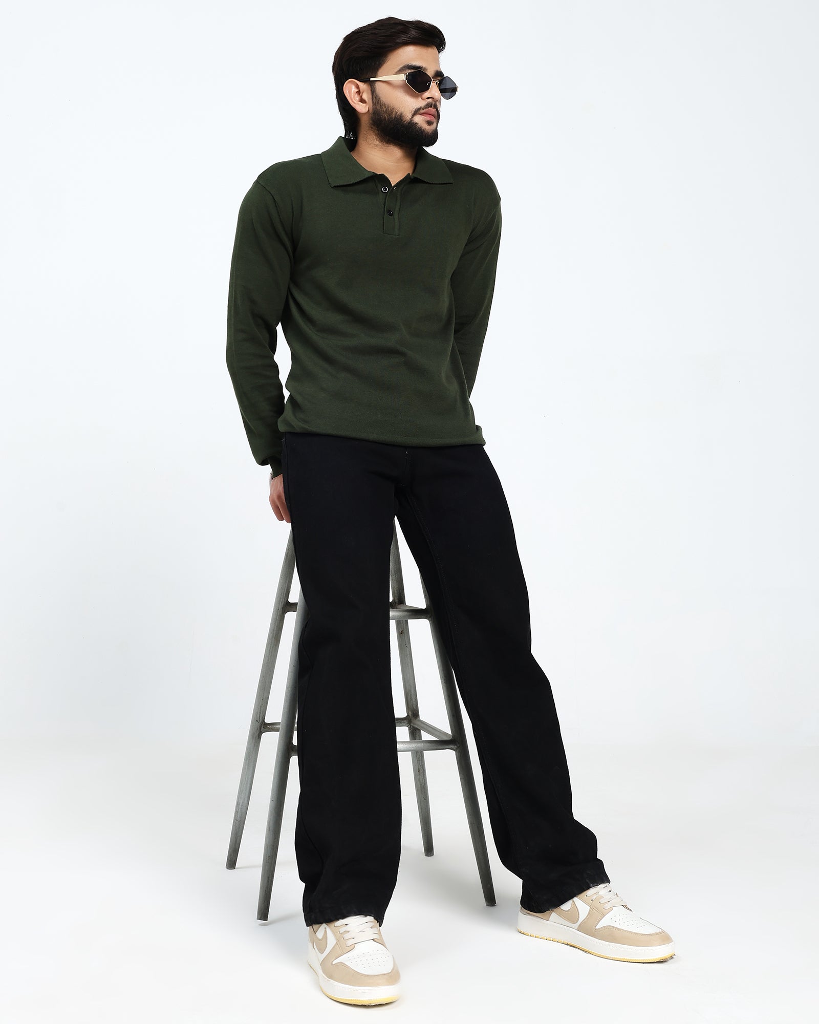 Surgelane PureWeave Green Knit Polo