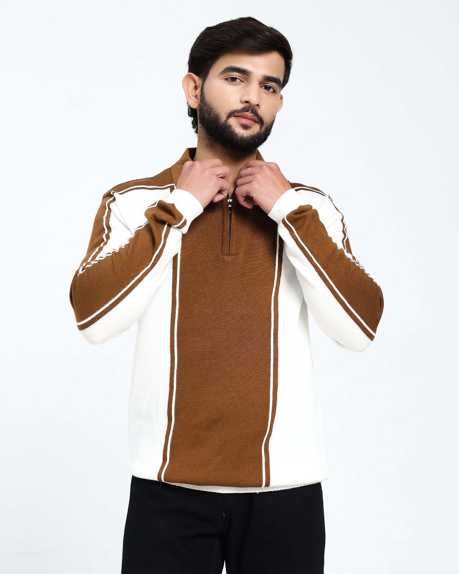 Surgelane Classic Line Knit Zip Polo