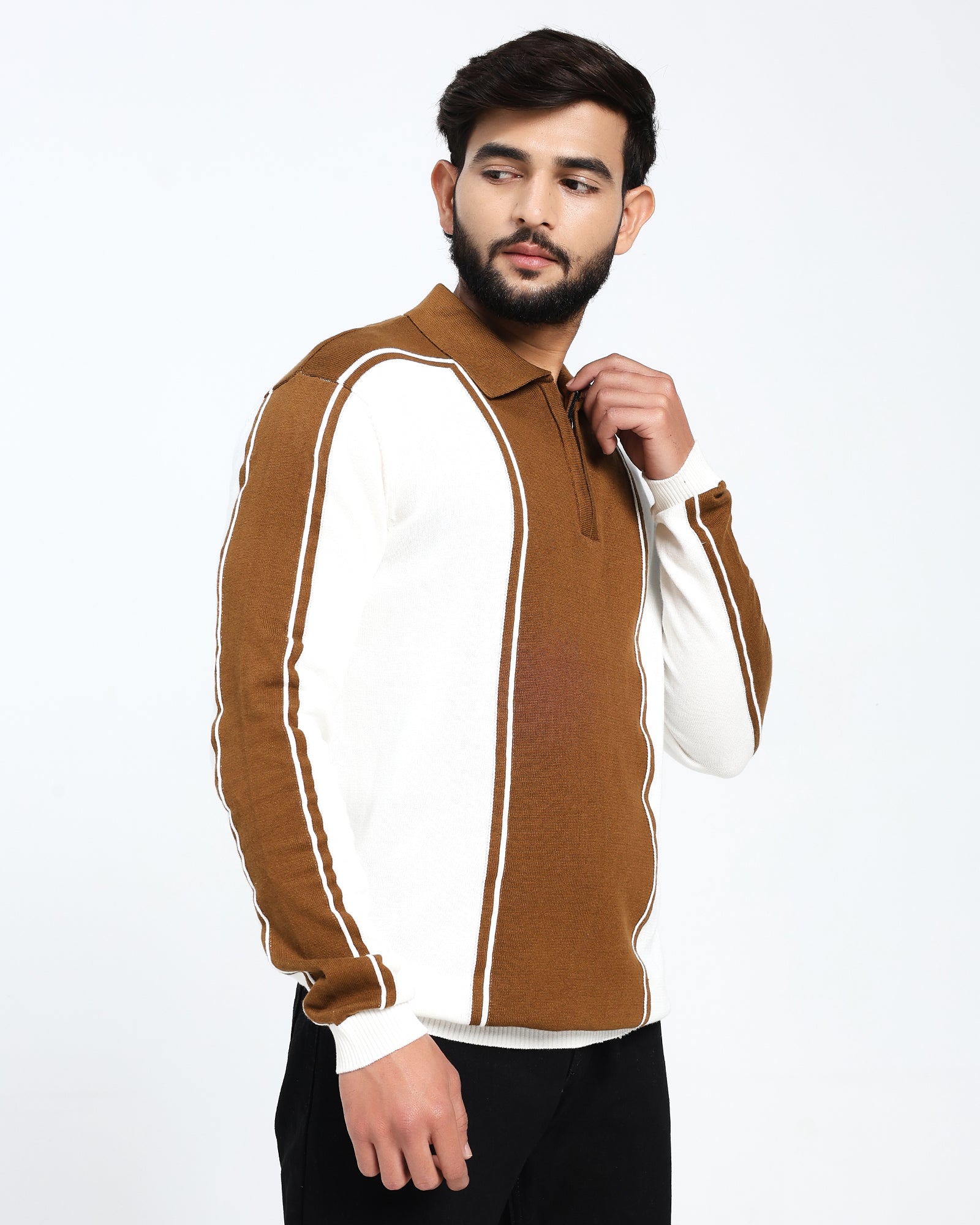 Surgelane Classic Line Knit Zip Polo