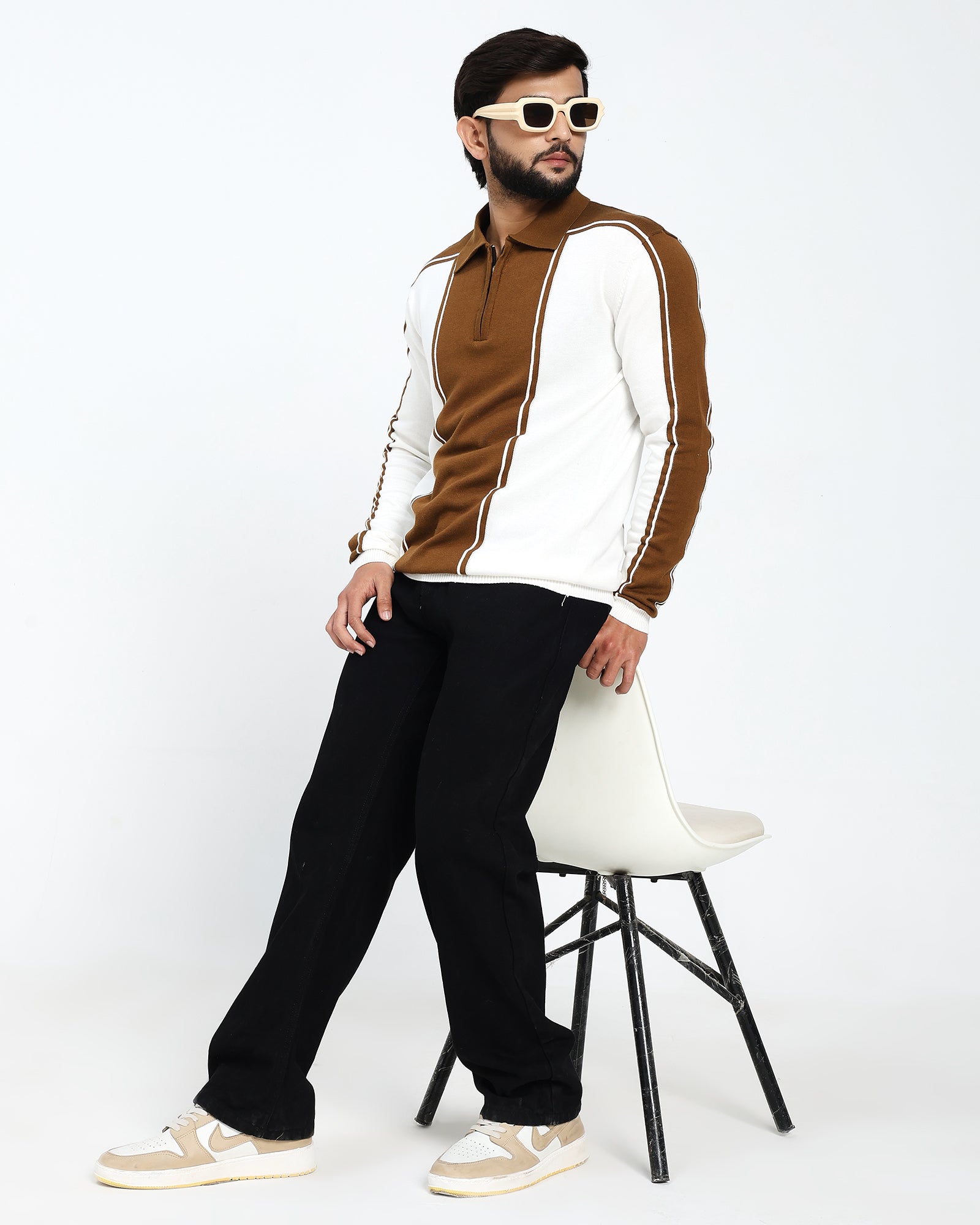Surgelane Classic Line Knit Zip Polo