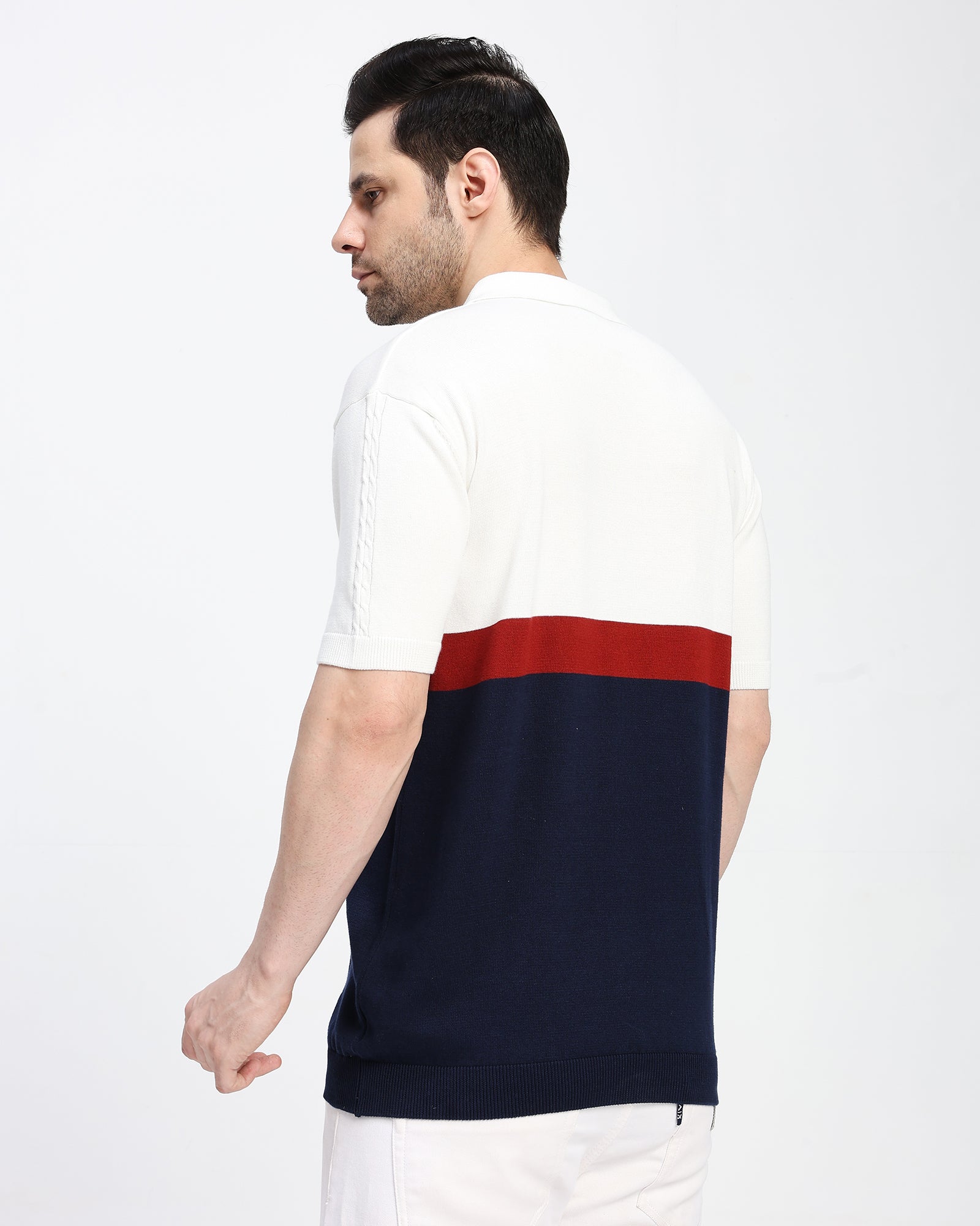 Monaco Stripe Premium Polo