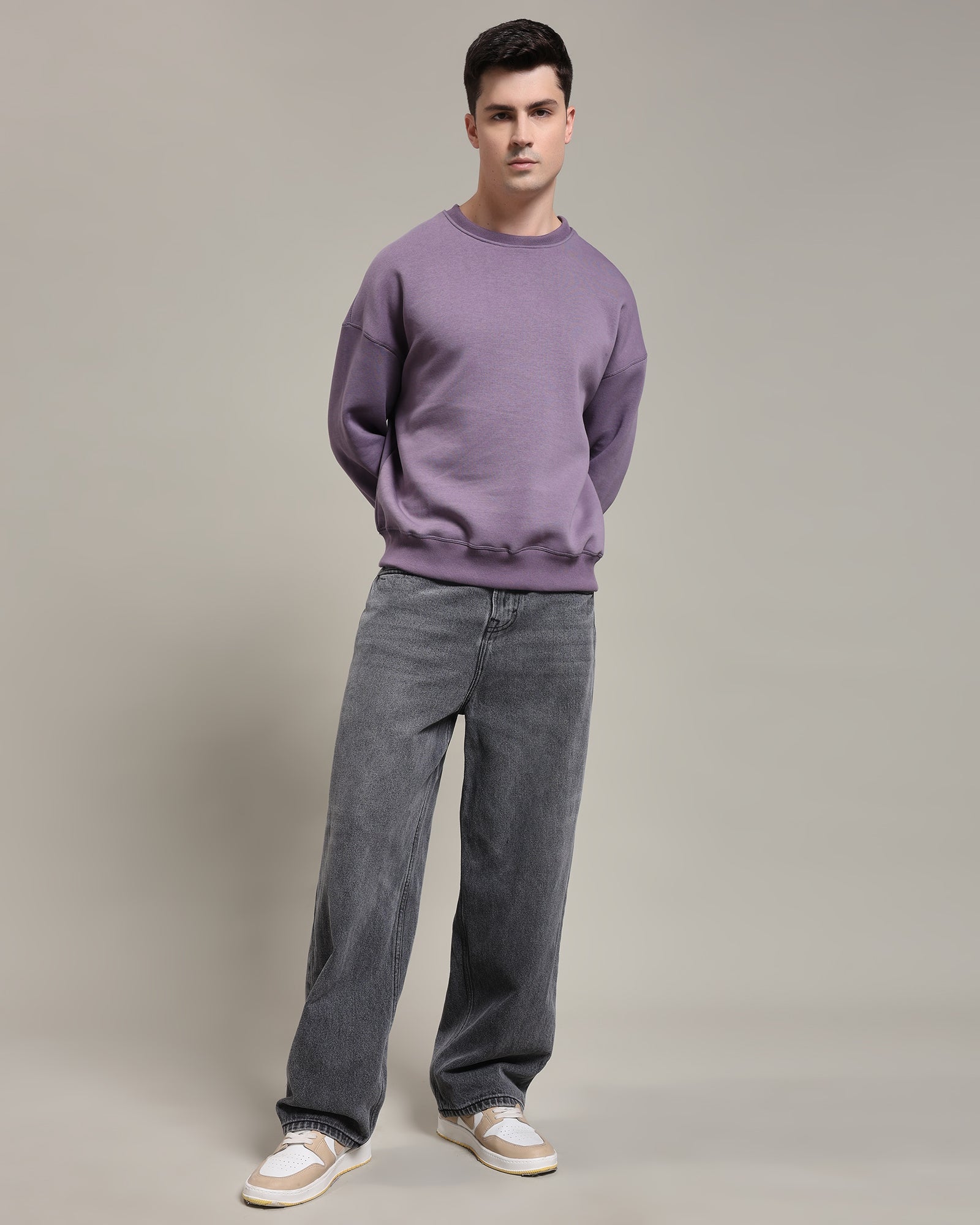 Oversized sweatshirt (purple)