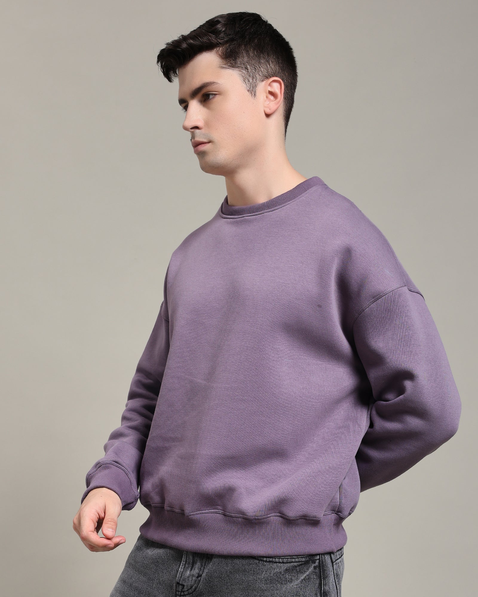 Oversized sweatshirt (purple)