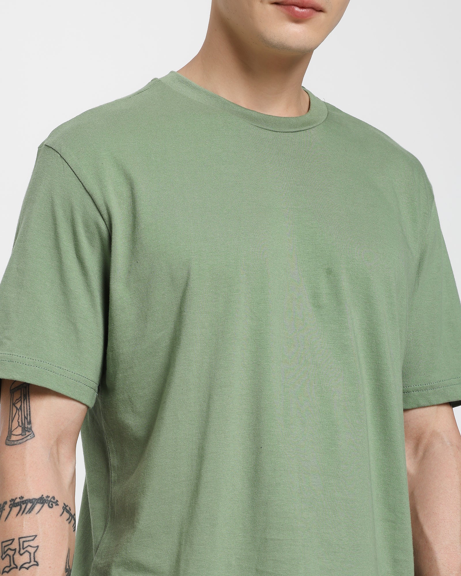 Regular fit T-shirt-Green