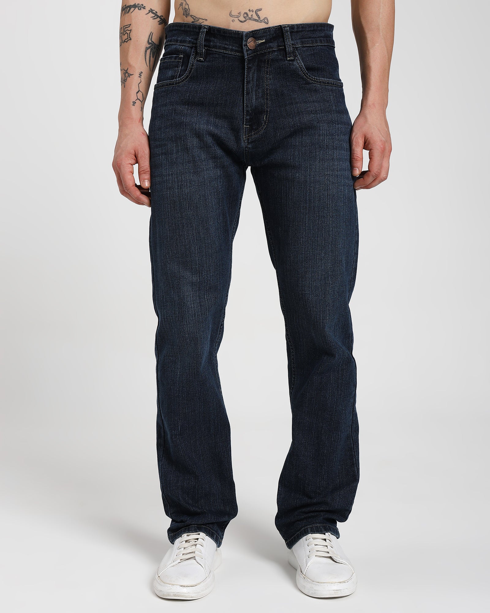 Straight fit Jeans-Blue