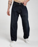 Baggy Fit Jeans-Rich Blue