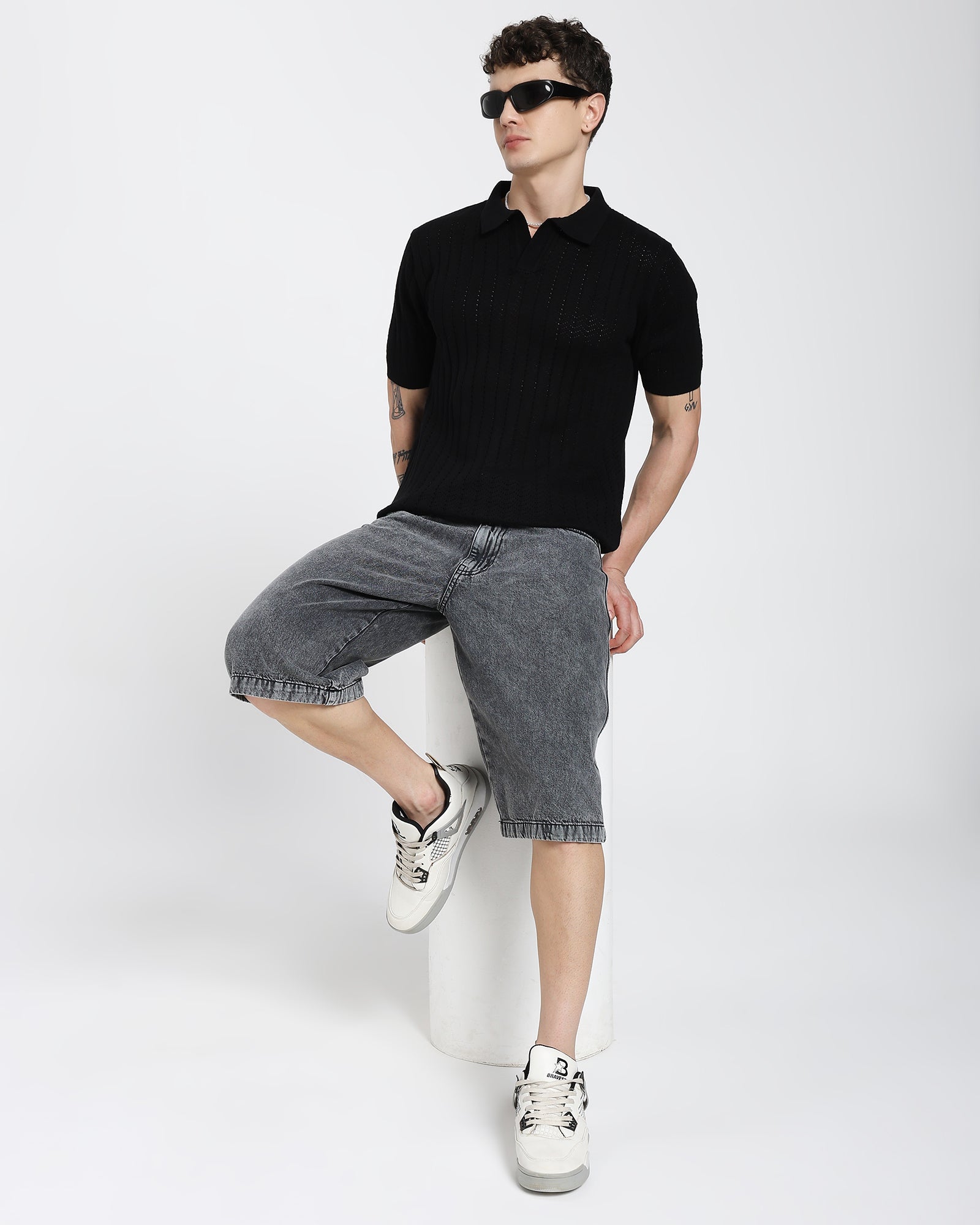 Regular Polo T-Shirt-Black