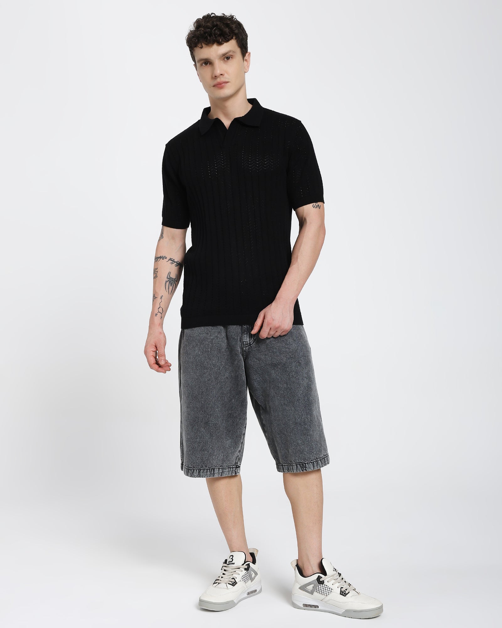 Regular Polo T-Shirt-Black