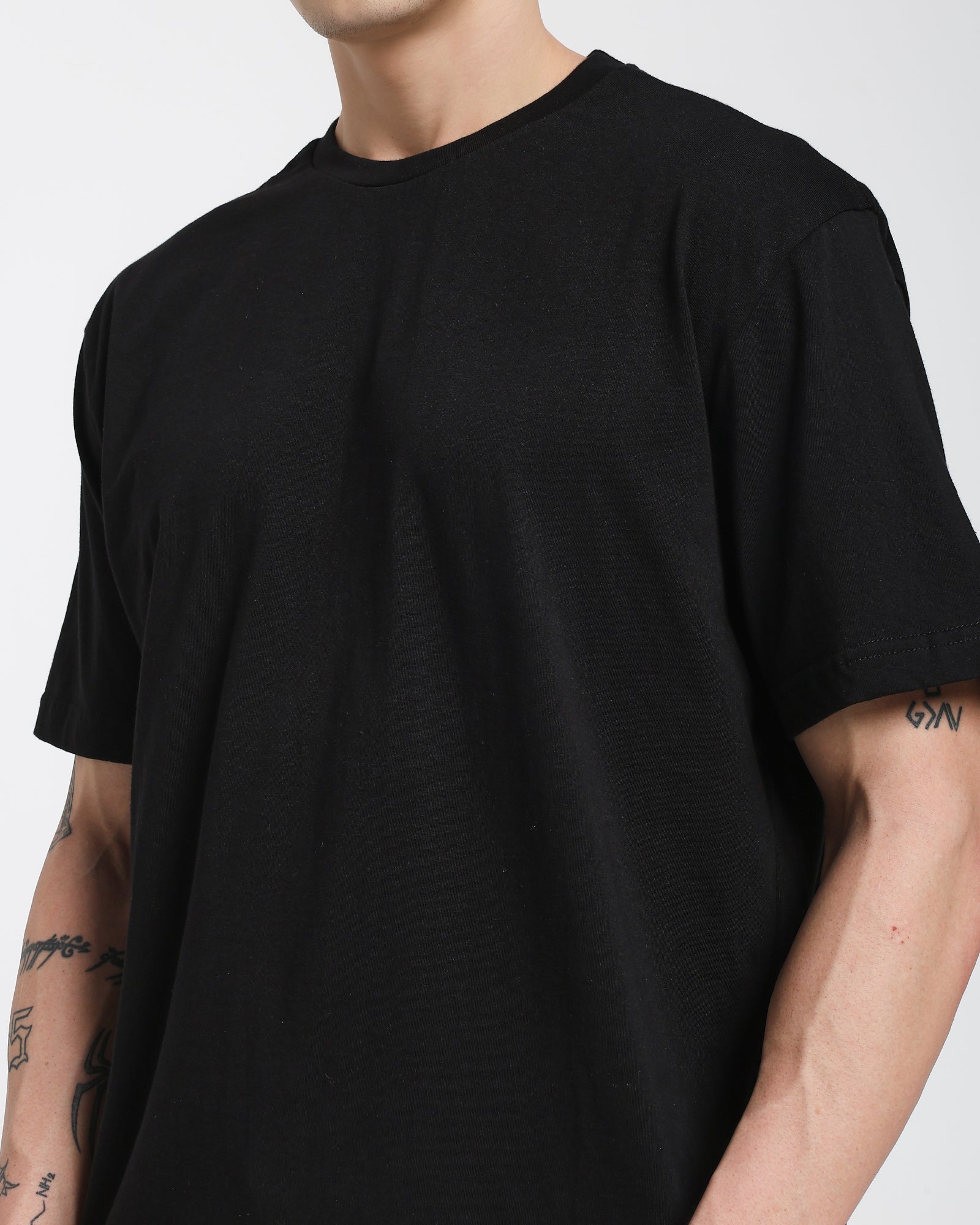 Regular fit T-shirt-Black
