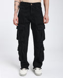 Cargo jeans-Black
