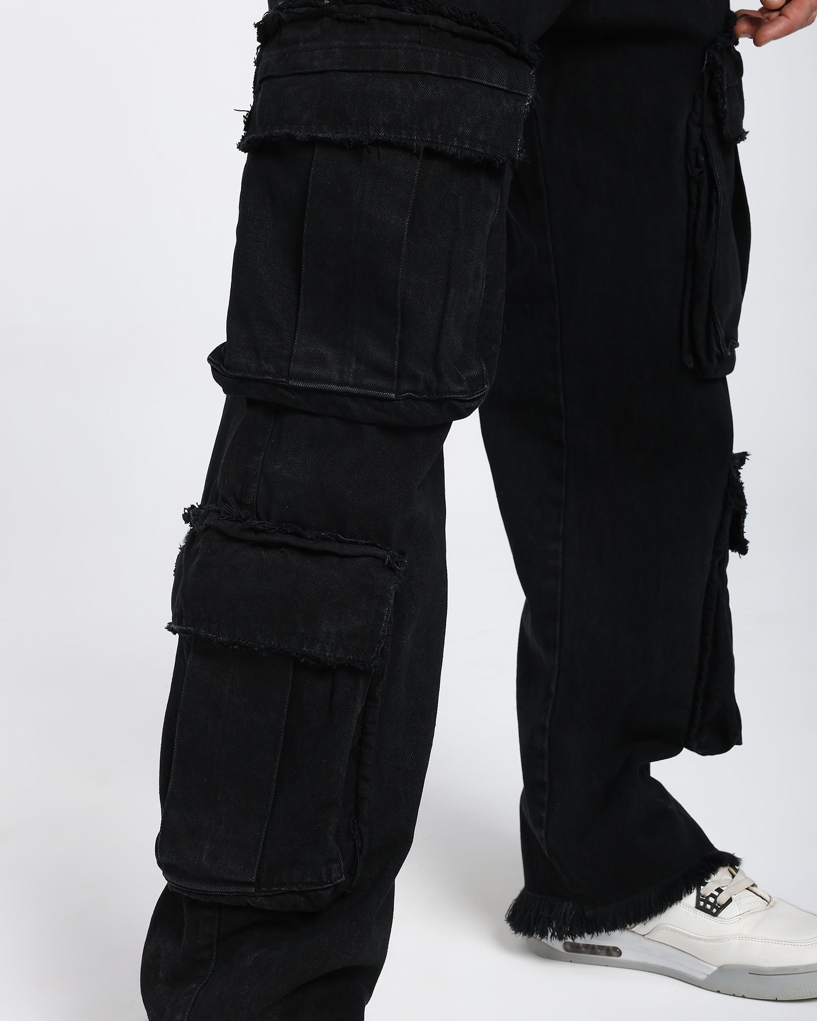 Cargo jeans-Black