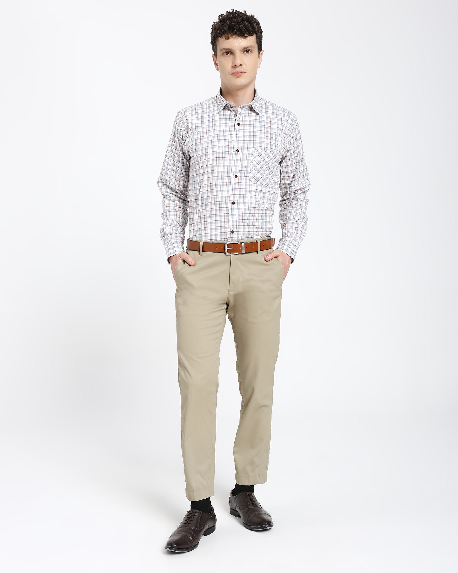 Checkered Shirt-Gray