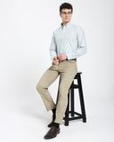 Striped Oxford Shirt-Green